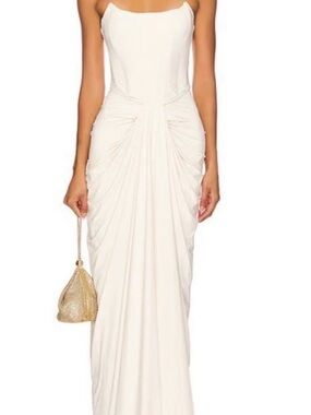 Pearl Gown in Off White
Deme by Gabriella